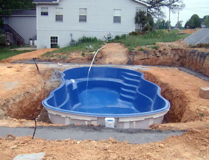 Как построить наземный бассейн